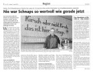 Nie war Schnaps so wertvoll wie gerade jetzt