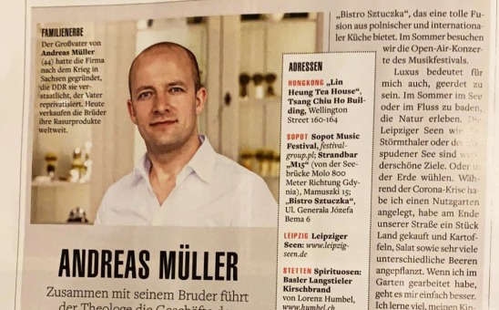 Ausgehen mit Andreas Müller