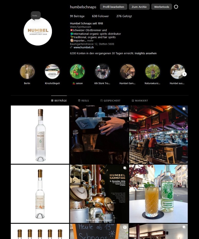 @hum­bel­schnaps Bleibe up to date