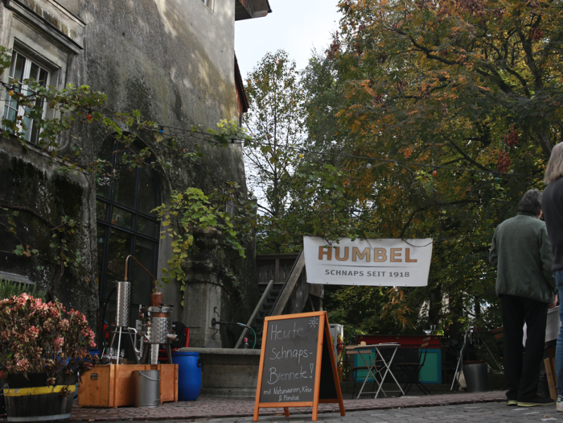 Schnapsbrennete im Restaurant Rebstock